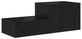 Armário de Armazenamento vidaXL Preto 103x41x40 cm Madeira de Engenhar