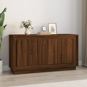 vidaXL Aparador 102x35x55 cm derivados de madeira carvalho castanho