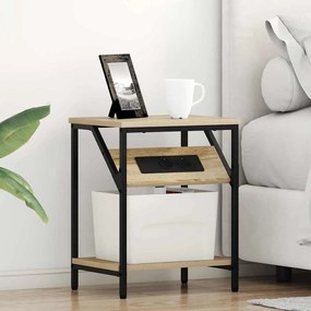 vidaXL Armários de Canto 2 pcs Carvalho sonoma 38 x 30 x 48 cm