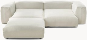 Sofá de canto modular em veludo Vetsak (3 lugares)