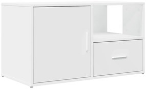 Armário de canto 200x40x45 cm derivados de madeira branco
