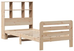 Cama sem colchão 90x190 cm madeira de pinho maciça