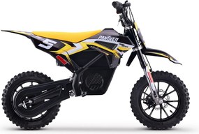 Moto elétrica de cross para crianças Motors Panther 550W Amarela