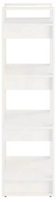 Estante/divisória 60x35x125 cm madeira maciça branco