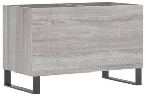 Armário p/ discos 74,5x38x48 derivados madeira cinzento sonoma