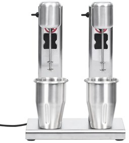 Misturador para batidos com copos duplos aço inoxidável 2 L