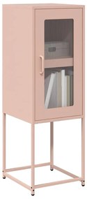 Aparador 36x39x107 cm aço laminado a frio rosa