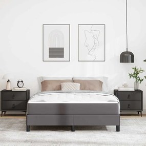 Cama Outros Cinzeto 140 x 200 cm Couro sintético
