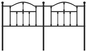 Cabeceira de cama 160 cm metal preto