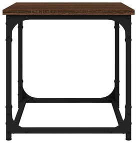 Mesa de apoio 40x40x40 cm derivados madeira carvalho castanho