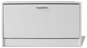 Banco sapateira 80x24x45 cm branco