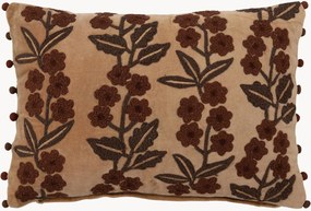 Almofada decorativa em algodão Flowers and Leaves