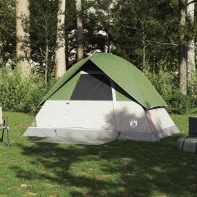 Tenda de campismo cúpula para 2 pessoas impermeável verde