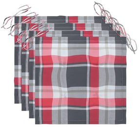 Cadeiras de jantar p/ jardim 3 pcs c/ almofadões acácia maciça