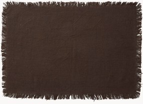 Individuais de mesa em algodão Leo, conjunto de 4