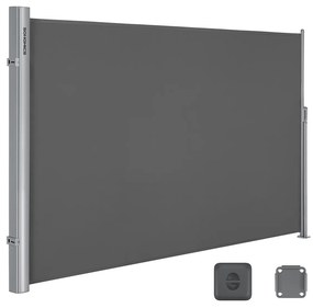 Toldo lateral para balcão e terraço oferece proteção de privacidade. | SONGMICS | cinzento | GSA180G.