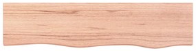 Prateleira de parede 80x20x2 cm carvalho tratado castanho-claro