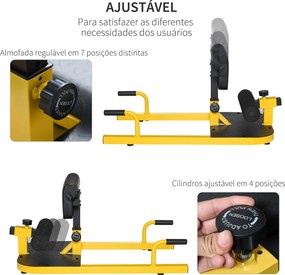 Sissy Squat 3 em 1 Máquina de Agachamento para Exercícios de Abdominai