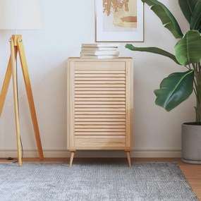 vidaXL Porta de armário com design de persiana pinho maciço