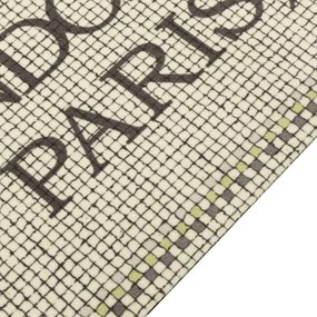 Tapete de cozinha lavável 45x150 cm veludo padrão capital home