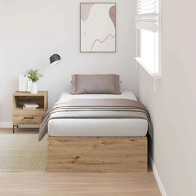 Estrado de Cama vidaXL em Carvalho Artesanal 90x200 cm