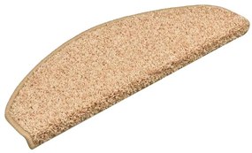 Tapete/carpete para degraus 15 pcs 65x21x4 cm dourado