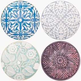 Pratos de pequeno-almoço em cerâmica Reactive, conjunto de 4