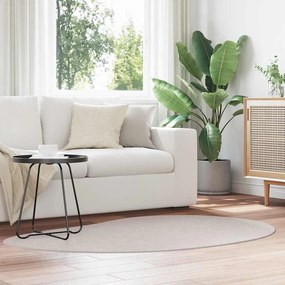 vidaXL Tapetes de área HUARTE Areia 120 x 170 cm Poliéster