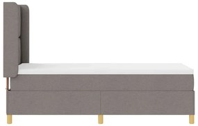 Cama Box com Colchão Taupe 80 x 200 cm