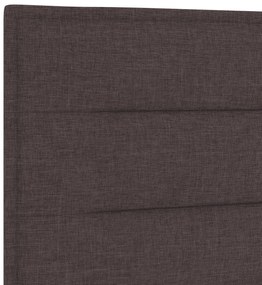 Estrutura de Cama vidaXL Castanho Escuro 90x190 cm Tecido