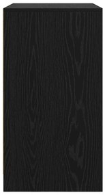 Buffet Carvalho Preto 70x41x75 cm Madeira de Engenharia