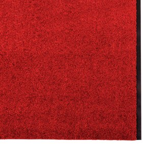 Capacho Lavável Vermelho 120x350 cm