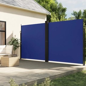 Toldo lateral retrátil 220x1200 cm azul