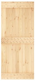 Porta NARVIK 90x210 cm madeira de pinho maciça