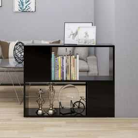 vidaXL Móvel de TV 80x24x63 cm derivados de madeira preto