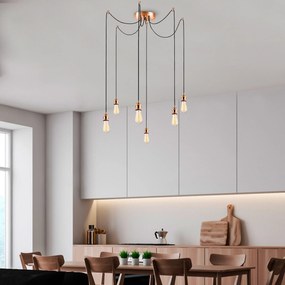 Candeeiro de Teto Kabluni – Cobre – 126 cm x 102 cm