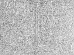 Pufe cinzento 50 x 30 cm MUKKI Beliani