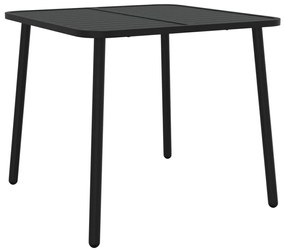 3 pcs conjunto de jantar para jardim aço antracite