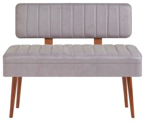 Conjunto de Mesa de Jantar Extensível e Cadeiras Vina – Nogueira e Cin