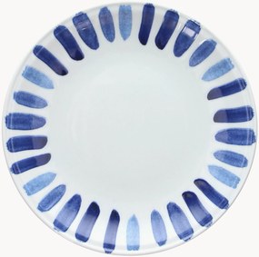 Pratos de pequeno-almoço em porcelana Panarea, conjunto de 12