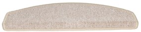 Tapetes de escada 15 pcs 65x24x4 cm cinzento-acastanhado