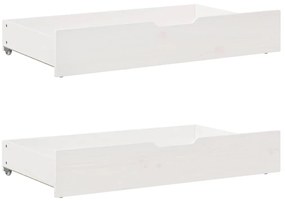 Sofá-cama com gavetas 80x200 cm madeira de pinho maciça