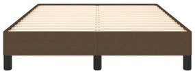 Estrutura de cama sem colchão 120x190cm castanho escuro