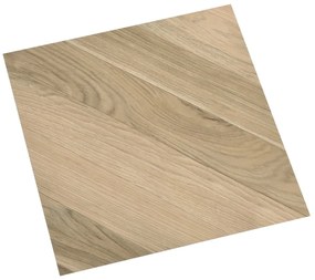 Tábuas soalho autoadesivas 55 pcs 5,11m² PVC castanho às riscas