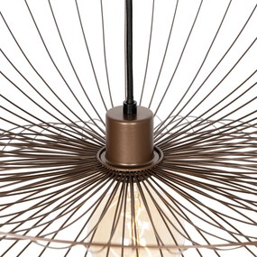 Candeeiro suspenso design bronze 66 cm - Pua Design