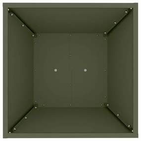 Suporte para Plantas Verde azeitona Metal 40 x 40 x 101 cm