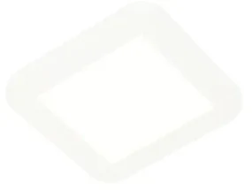 Candeeiro de teto branco 17cm com LED regulável em 3 níveis IP44 - Steve Moderno