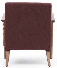 Cadeira Wing Kemer – Vermelho Claret – 69x80x83 cm