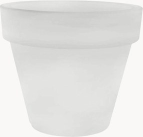 Vaso para exterior com iluminação LED Bordato Liscio