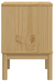 Mesa de cabeceira 45x39x57 cm pinho maciço castanho mel